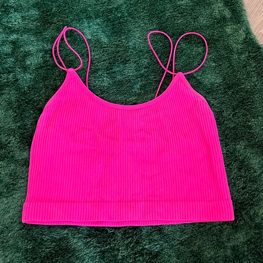Hot pink tank from forever 21! Size small